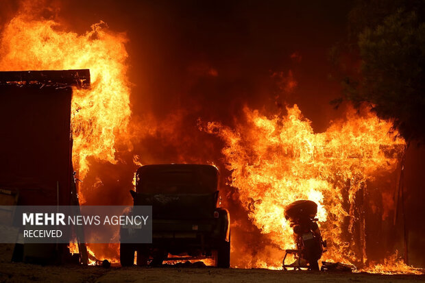 New images of California’s “hell” / 536 thousand Americans were cut off