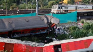 Rail accident in western India with 11 dead and 5 injured