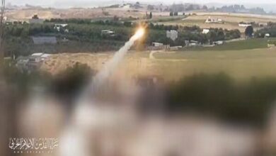 Resistance rocket attacks on Sderot and surrounding towns in Gaza + video