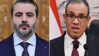 Telephone conversation between the foreign ministers of Egypt and Syria