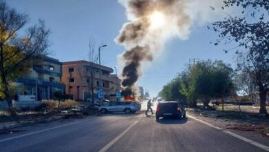 The air attack of the Zionist army on southern Lebanon