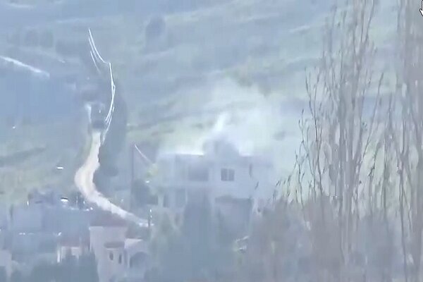 The attack of the Zionist regime on the town of “Bent Jbeil” in the south of Lebanon + video