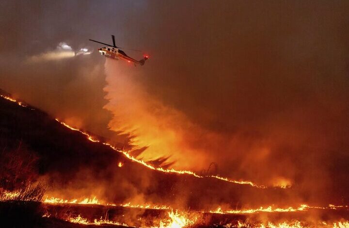 The inability of American firefighters to contain the “California hell”; The mayor was declared the main culprit