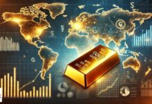 The increase in global gold prices to the highest level in a month