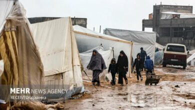 The pain of Gaza refugees in winter; Thousands of tents drowned in floods