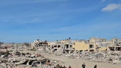 The presence of the people of Gaza at the place of martyrdom of al-Sanwar after the ceasefire + video