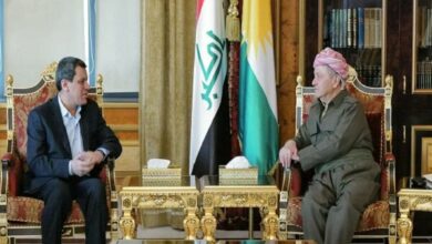 The secret of the rare trip of the QSD commander to Erbil and meeting with Barzani