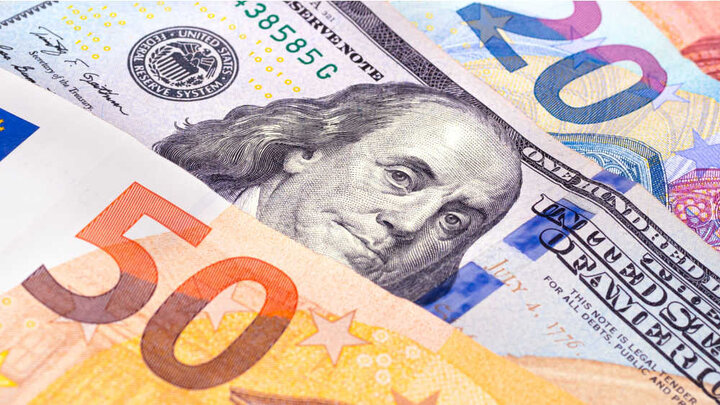 The value of the euro against the dollar reached the lowest level in the last 2 years