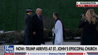 Trump’s attendance at the St. John’s Church ceremony in Washington + film