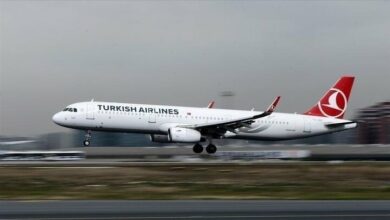 “Turkish Airlines” flies to Damascus after 14 years