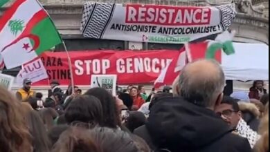 Widespread demonstration of Palestinian supporters in Paris+ Movie