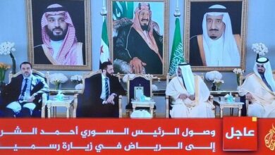 Al -Julani arrived in Riyadh with the official welcome of Saudi officials