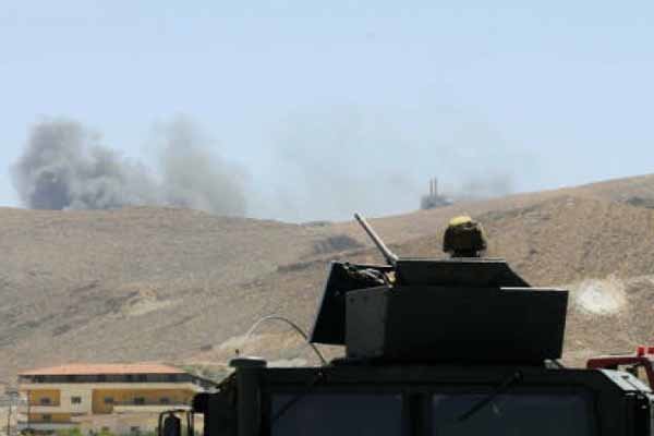 Clashes on the Lebanese and Syrian borders; Lebanese army response to terrorist attacks