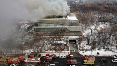 Extensive fire at the South Korean Historical Museum