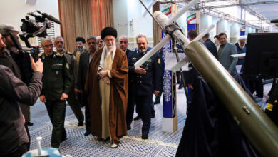 Imam Khamenei visited defense industry exhibition showcasing latest achievements of defense industry scientists