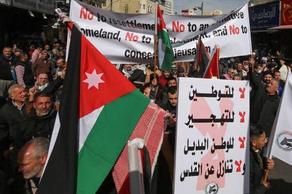 Jordanian extensive march against Donald Trump’s plan