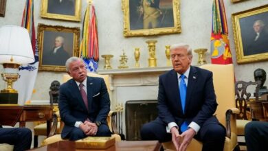 Jordanian King’s severe nervous ticks at meet with Trump