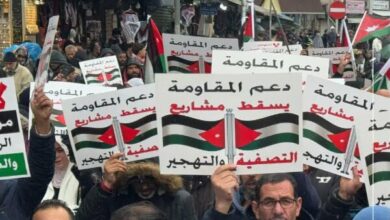 Jordanian people’s demonstrations in support of Palestine and opposition to Trump’s plan+ photo