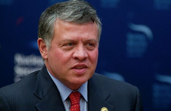 King of Jordan: We are decisively opposed to the displacement of Palestinians from Gaza and the West Bank