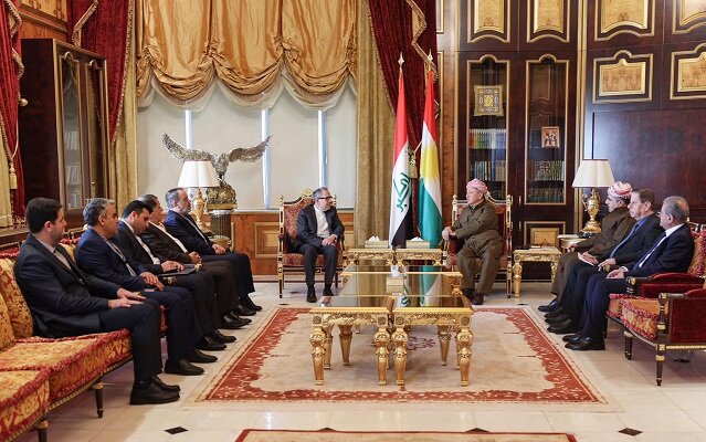 Massoud Barzani’s meeting with Massoud Barzani in Erbil