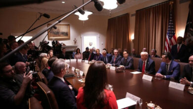 Reuters and other media were banned from covering the first Trump cabinet meeting!