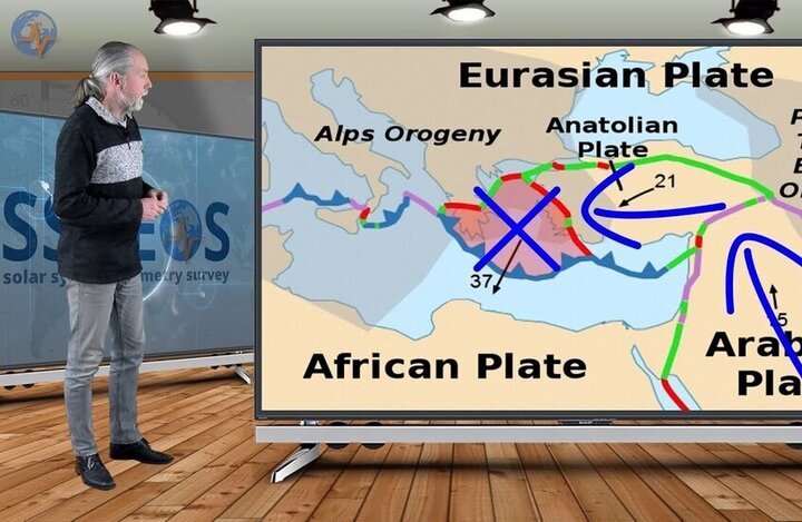 Richter earthquake forecast in three countries by Dutch geologist