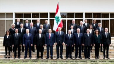 The first meeting of the new Lebanese government was held