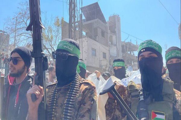 The magnificent funeral of the martyrs of Qassam in the north of Gaza Strip+ Photo