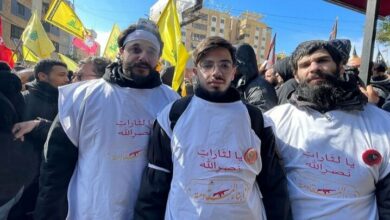 The presence of the shrouds at the funeral of Sayyid Martyrs of Resistance in Beirut+ Photo