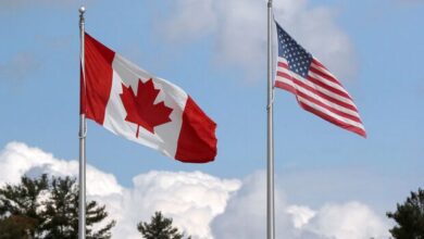 US tariffs against Canada were suspended one month