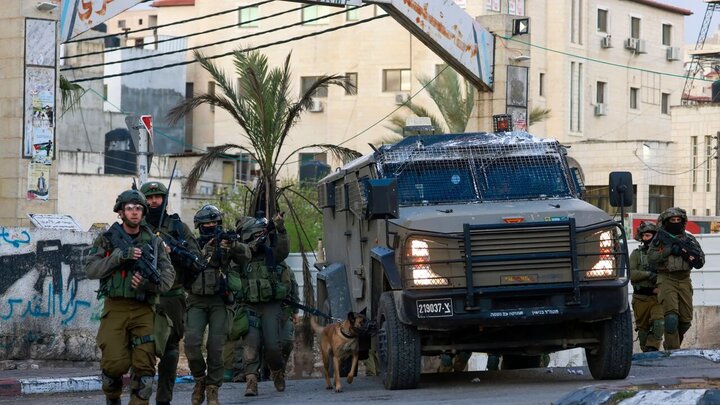 Zionist invasion of various areas of the West Bank