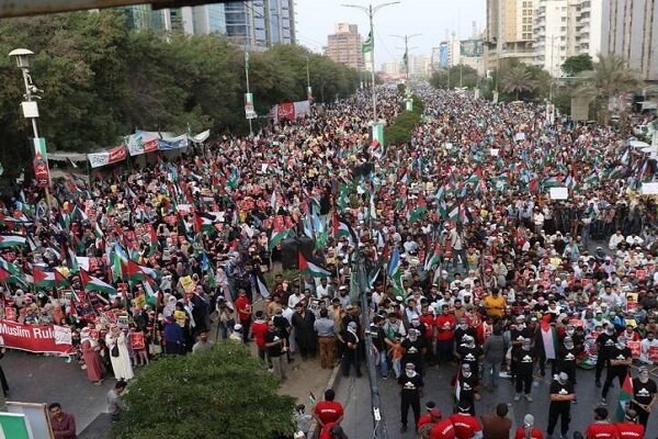 Pakistani citizens’ march against the crimes of Zionist regime+ film