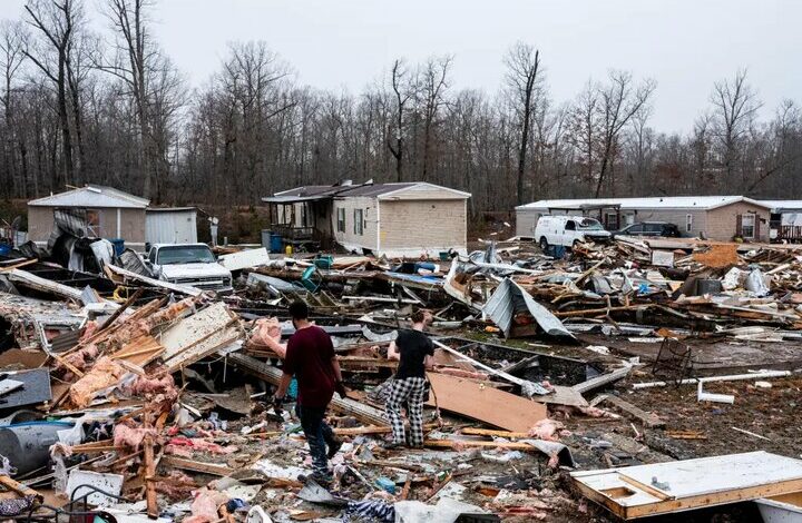 The deadly storm fell to America; Increase the number of victims to 4 people