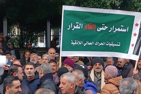 Workers’ protests against Syria’s “Al -Julani” regime