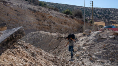 Zionist regime targeted the border area between Lebanon and Syria