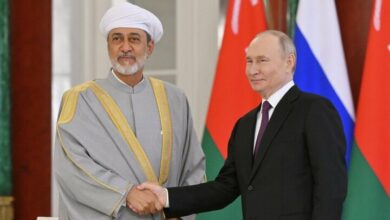 تأکید بر پایان اشغالگری صهیونیست‌ها در پایان دیدار سران روسیه و عمان