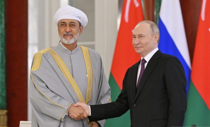 تأکید بر پایان اشغالگری صهیونیست‌ها در پایان دیدار سران روسیه و عمان