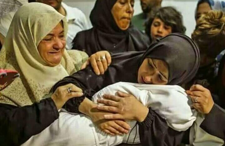 شهادت ۳۰ هزار و ۴۴۶ زن و کودک در غزه