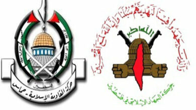 Hamas and Islamic Jihad rejected any negotiations on the disarmament of the resistance