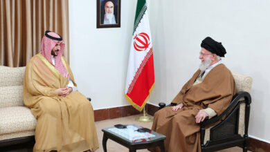 Message from Saudi Arabian king delivered by their Minister of Defense to Imam Khamenei