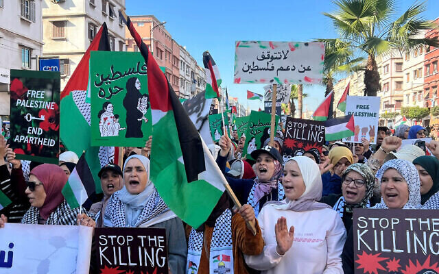 Moroccan protest against Tel Aviv’s ship in the port of the country