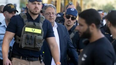 Zionist extremist minister’s aggressive arrival at Ebrahimi Mosque in al -Khalil