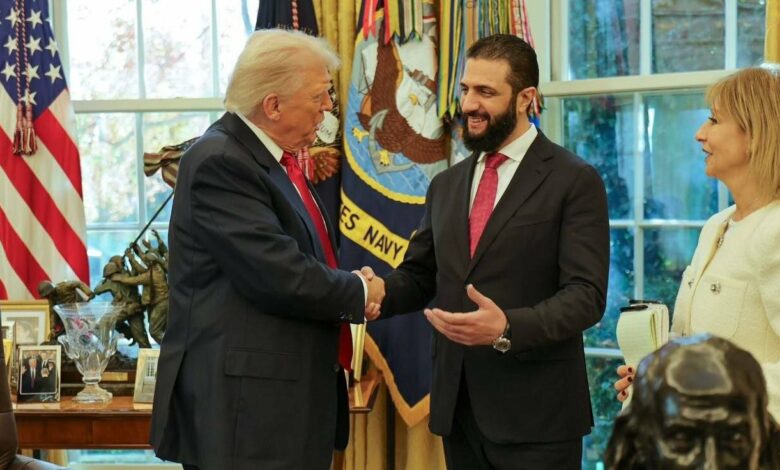 Trump Sends Message to Syrian Leader al-Julani via Special Envoy /Donald Trump , Abu Mohammad al-Julani , Syria , Tom Barrack , U.S. foreign policy