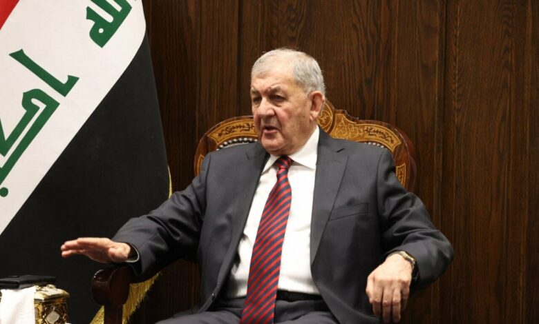 Trump Urges Iraqi President to Support a Better Future Amidst Middle East Tensions /Donald Trump , Abdul Latif Jamal Rashid , Iraq , United States , Middle East