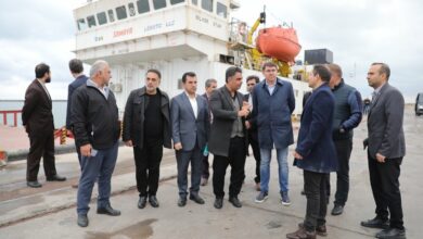 Russian Economic Delegation Visits Anzali Free Zone and Caspian Port /Anzali Free Zone , Caspian Port , Russia , Iran , Trade