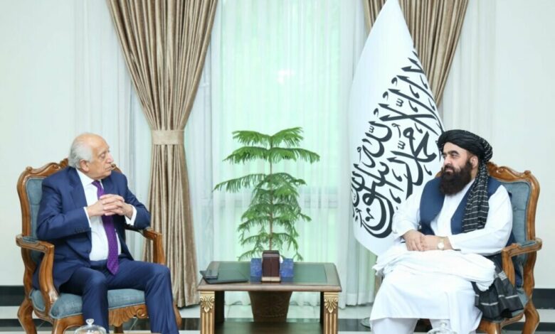 Taliban Seeks Expanded Relations with the United States /Taliban , Afghanistan , U.S. relations , Zalmay Khalilzad , diplomacy