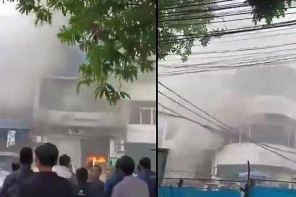 Jakarta Building Fire Kills 22 in Indonesian Capital /Jakarta , Indonesia , fire , building fire , fatalities