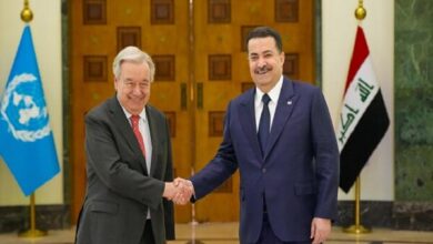 Iraq Achieves Security, Says UN Chief Guterres During Baghdad Visit /Iraq , United Nations , António Guterres , Mohammed Shia al-Sudani , Security