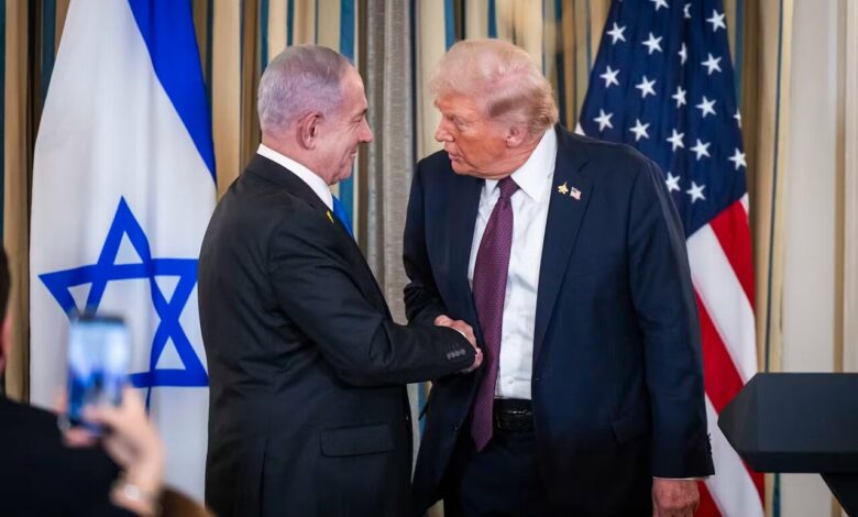 Trump Urges Netanyahu to Change Approach in Gaza and Syria /Donald Trump , Benjamin Netanyahu , Gaza , Syria , Israeli-American relations