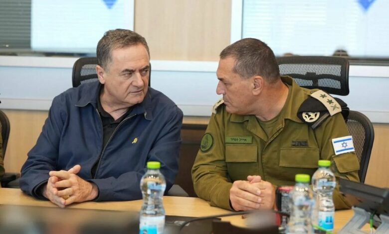 Israeli Defense Minister Katz Criticizes Military Chief Over Storm Al-Aqsa Probe /Israel , Yisrael Katz , Eyal Zamir , military , Operation Storm Al-Aqsa